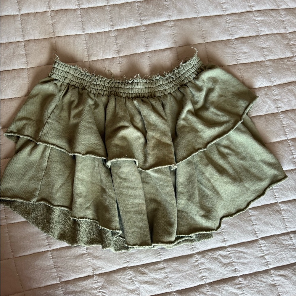 American Eagle Olive Green Skirt XL